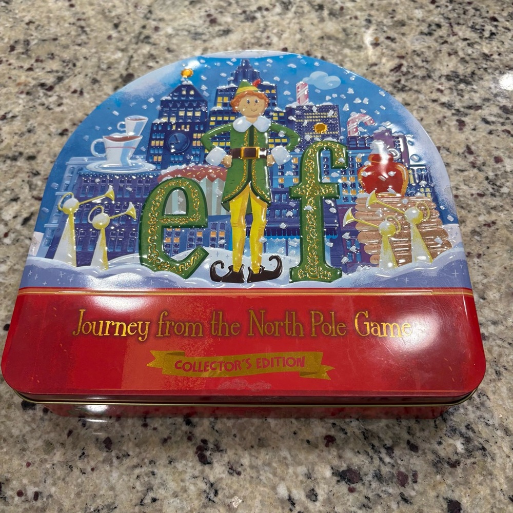 ELF Journey from the North Pole Gane Collector’s Edition GUC in metal tin
